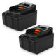 2x Batteri 4000mAh