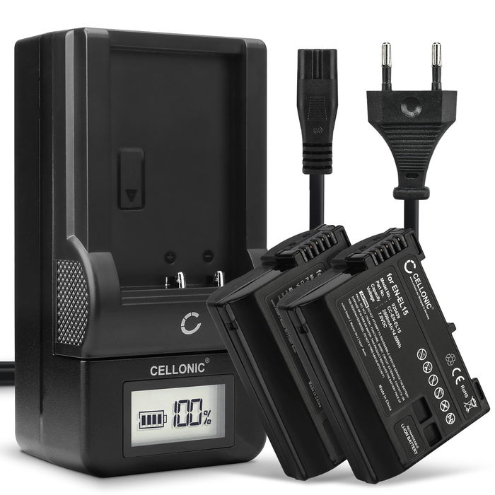 2x Nikon Coolpix 5000 Batteri