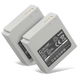 2x Batteri 850mAh