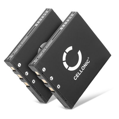 2x Kamera Batteri til Pentax Optio S6 S7 S5i S5z S5n S4 S4i S SV SVi WP WPi W10 W20 A10 A20 A30 A36 A40 Optio X T20 T10 E65 Optio L20 - D-LI8 D-LI85 850mAh Udskiftsningsbatteri til kamera