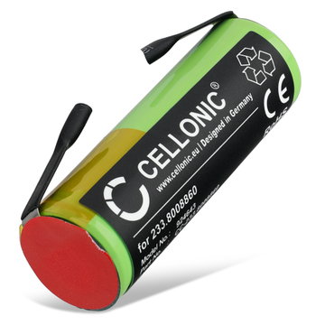 Battery til Braun 1509, 3020, 5414, 5424, 5515, 6520, 6550, 8595, 8995 (Ø17mm) 2500mAh fra CELLONIC