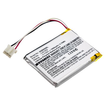 subtel Headset batteri til LIS1553, LIS1553(SY6) Nyt batteri til udskiftning 1000mAh