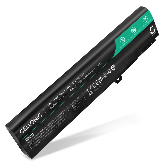 MSI GE72 2QE Battery 4400mAh from subtel