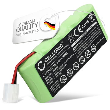 Batteri til Bosch Somfy K8, K10, K12 Easy Lift, Roll Lift, Rollfix - Reservebatteri FD252/10 3000mAh udskiftsningsbatteri