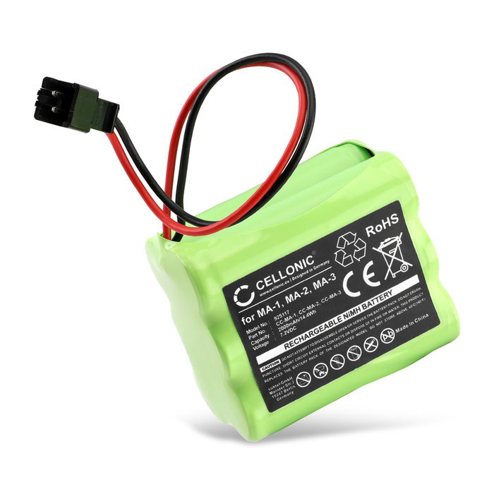 Batteri til Tivoli iPAL MA-1 / MA-2 / MA-3 - Reservebatteri 2000mAh udskiftsningsbatteri