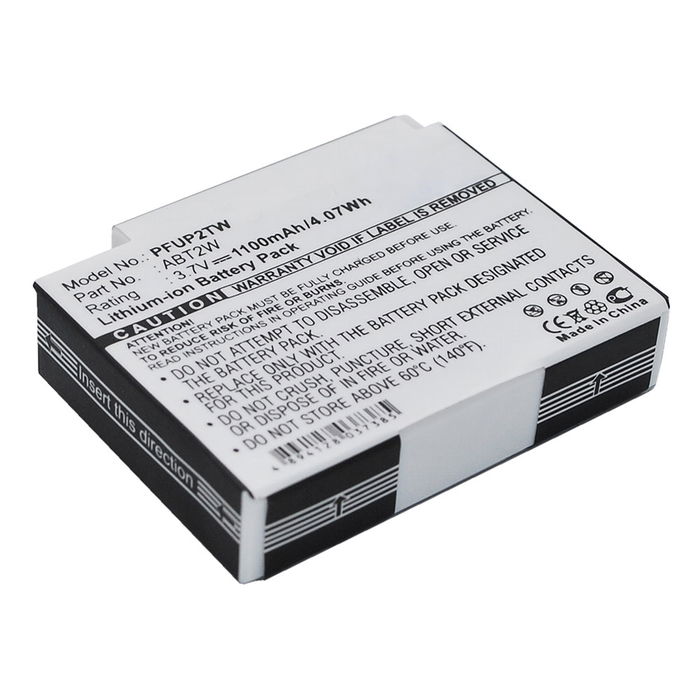 Batteri til PURE Flip 4GB / Flip UltraHD 8 GB / Cisco U32120 - ABT2W (1100mAh) reservebatteri