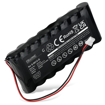 Battery til Visonic Powermax Pro, GP180AAH8BMX 2000mAh fra CELLONIC