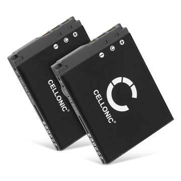2x Kamera Batteri til Sony CyberShot DSC-G3 DSC-T2 DSC-T200 DSC-T300 DSC-T500 DSC-T70 DSC-T700 DSC-T75 DSC-T77 DSC-T90 DSC-T900 DSC-TX1 - NP-BD1 NP-FD1 600mAh Udskiftsningsbatteri til kamera