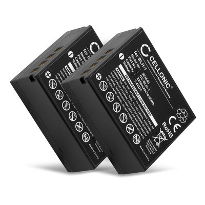 2x Nyt Kamera Batteri til Olympus OM-D E-M1 Mark II, Olympus OM-D E-M1 Mark III, Olympus OM-D E-M1X - BLH-1 2250mAh skift batteri til kamera