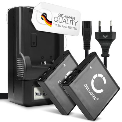 2x Nyt Kamera Batteri til Kodak PIXPRO AZ528, AZ421, AZ422, AZ521, AZ365, AZ525, AZ361, AZ527, LB-060 - LB-060 950mAh + Oplader skift batteri til kamera