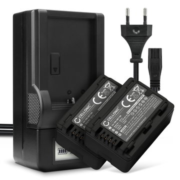 2x VW-VBT190 Batterier til Panasonic HC-V180 HC-V777 HC-V380 HC-VX870 HC-W580 HC-VX980 HC-VXF990 HC-V500 1780mAh VW-VBT190 Batteri til Panasonic HC-Batteriudskiftning + LCD Smart Charger