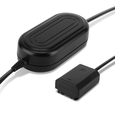 Strømforsyning til Sony Alpha 7 IV, 7C, 7S II, 7R III, Alpha 9, Alpha 6600 AC-adapter AC-FZ100 DC-kobling – Dummy-batteri – Batterieliminator fra subtel