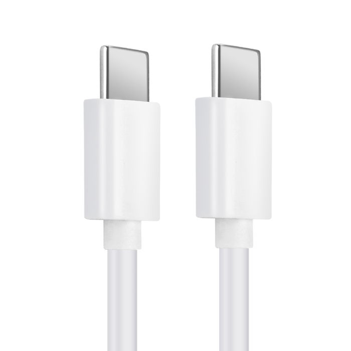 USB C Type C Phone Charger Cable for Blackview A9 Pro / P6 / P2 / P2 Lite / Max 1 1m Fast Charging 3A (PD 60W) Smartphone Data Cable PVC White