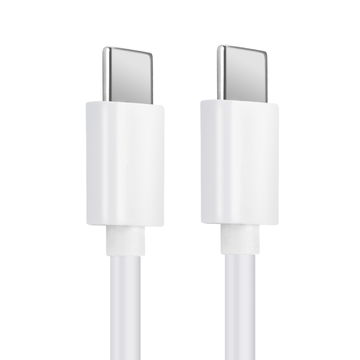Datakabel til Huawei P30Pro, HuaweiP30, P30 Lite, Huawei P40 Pro, P20 Proy, P20 Lite, P20, P40 - 1m, USB kabel ladekabel opladerledning, hvid