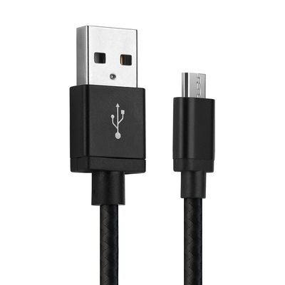 Kamera USB-kabel til Sony A6000 A6300 A6500 FDR-X3000 A5100 A5000 A7s II Alpha 7r ii Alpha 7 ii DSC-RX100 DSC-HX400V NEX-6 HDR-AS50 1m Hurtig opladning af datakabel til kamera 2A Opladerledning Nylon - Sort