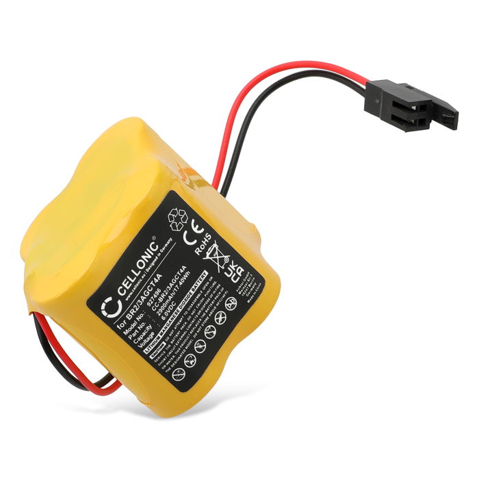 Batteri til Panasonic A98L-0031-0025, BR-2/3AGCT4A, Allen-Bradley SLC-500, MicroLogix 1400, MicroLogix 1500 A98L00310025, BR2/3AGCT4A (2900mAh, 6V) fra subtel