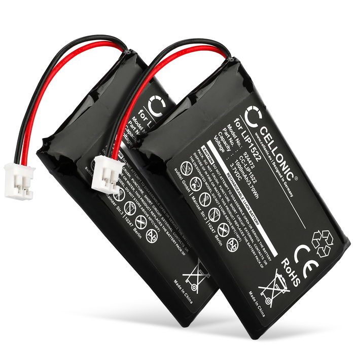 2x Sony CUH-ZCT2 Batteri