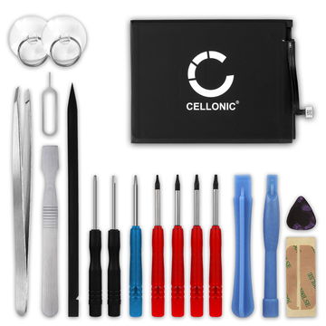 CELLONIC Phone Battery Replacement for Xiaomi Redmi Note 7 + 17-Tool Phone Repair Kit - BN4A 3900mAh