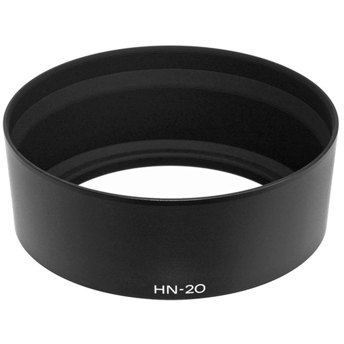 Ø 72mm Camera Lens Hood for Universal Ø 72mm, Nikon HN-20 - Metal Screw-in Cylindrical / Round Lens Shade from CELLONIC