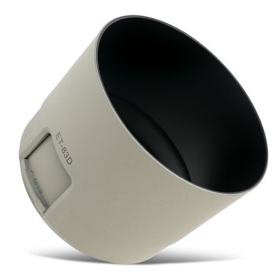 ET-83D Kamera Ø 77mm Tele Modlysblænde til Canon EF 100-400 mm 1:4.5-5.6L IS II USM – Plast Bajonet Cylindrisk / Rund Modlysblænde fra CELLONIC
