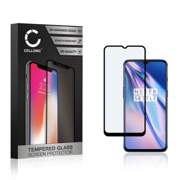 Skærmbeskytter glas til OnePlus 7 / 6T - Tempered Glass (HD kvalitet / 3D Case-friendly / 0,33mm / 9H)