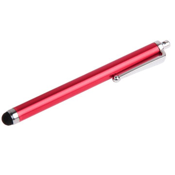 Touchscreen styluspen til iPad, iPhone, Samsung, Kindle – Præcisionskapacitiv stylus touchpen til tablets, smartphones og laptops – Rød