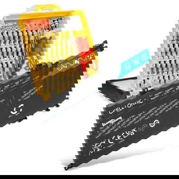 Batteri til HP Omen 15-ax200, ax201, ax202, ax203, ax204, ax205, Pavilion 15-bc200, TE04XL Bærbar computer - 2800mAh 15.4V + Værktøj Set