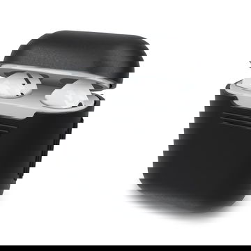 Silikone etui Sort til Apple AirPods Pro, AirPod Pro beskyttelsesetui - Opladningsetui Etui Airpod Case: Sort, mat, pastelfarvet etui - Apple AirPods AirPods 2 AirPod taske Opladningsetui Cover Etui Airpodscase