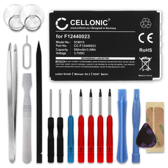 Logitech diNovo Edge Battery + Tool-kit 950mAh from CELLONIC