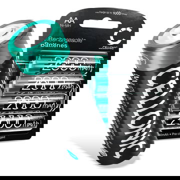 Batteri til NUK Video-Babyphone Eco Control Video, Babyphone 530D Eco Control, Babyphone Eco Control DECT 267 - (4x2600mAh) udskiftsningsbatteri