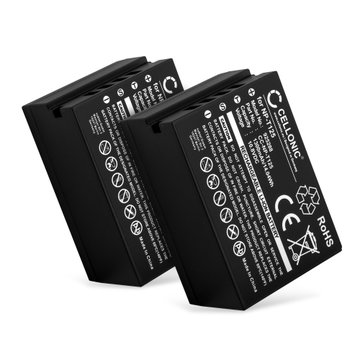 2x Kamera Batteri til FujiFilm GFX 50s GFX Medium Format - NP-T125 1300mAh Udskiftsningsbatteri til kamera