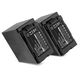 2x Batteri 7800mAh
