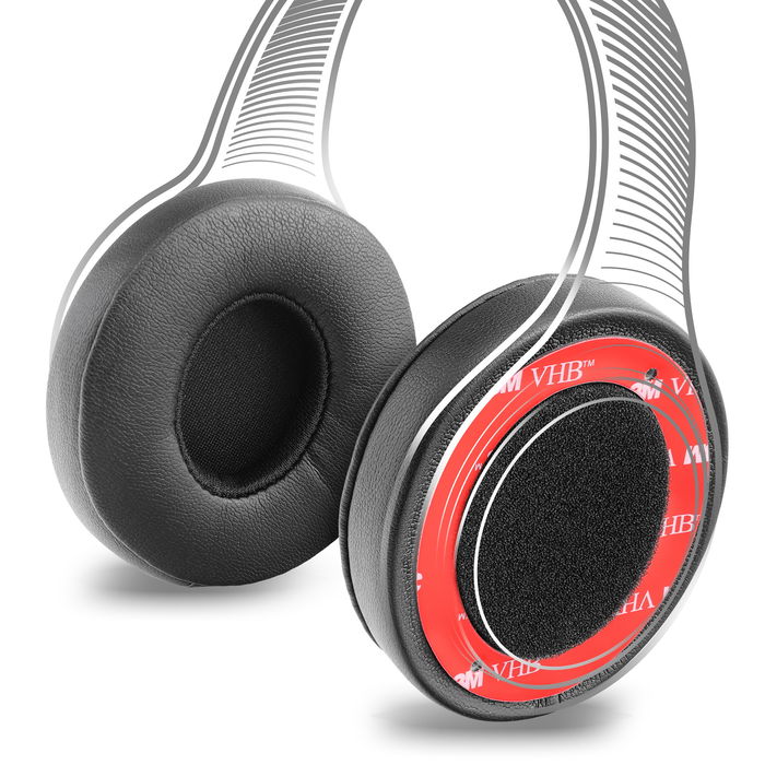 subtel nye ørepuder til Beats Solo 2.0, Solo 3.0 (Solo 2, Solo 3) Hovedtelefoncovers Blødt skum ørepuder Over Ear Headphone Cushions / Earphone Cups
