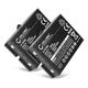 2x Batteri 600mAh