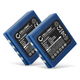 2x Batteri 700mAh