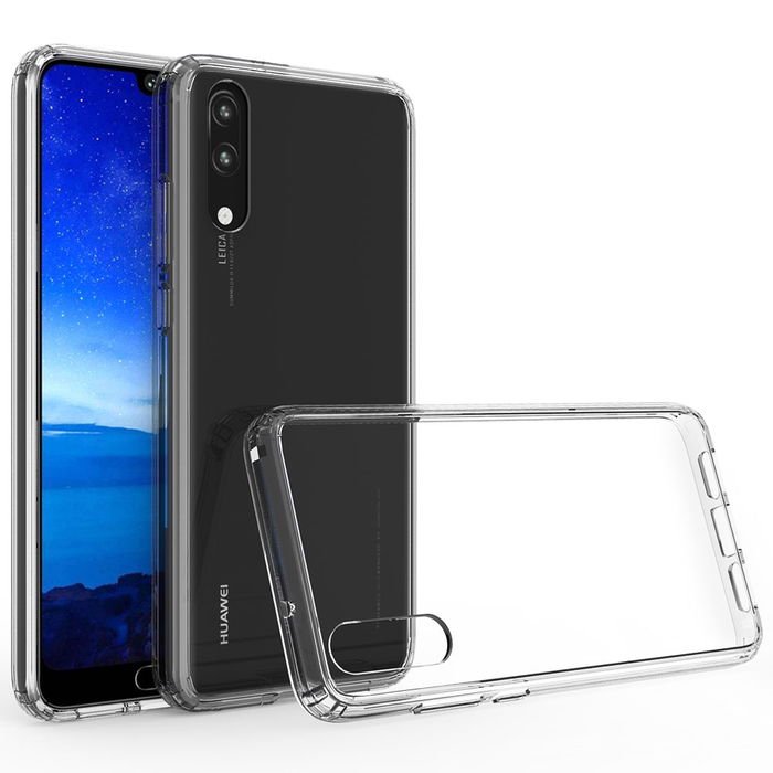 Backcover Huawei P20 Mobilcover Etui Bagcover Bagsidecover Smartphone Cover Gennemsigtig Silikone