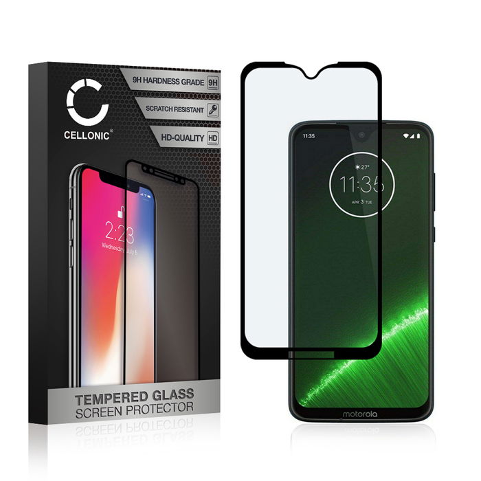 Skærmbeskytter glas til Motorola Moto G7 / Moto G7 Plus - Tempered Glass (HD kvalitet / 3D Case-friendly / 0,33mm / 9H)