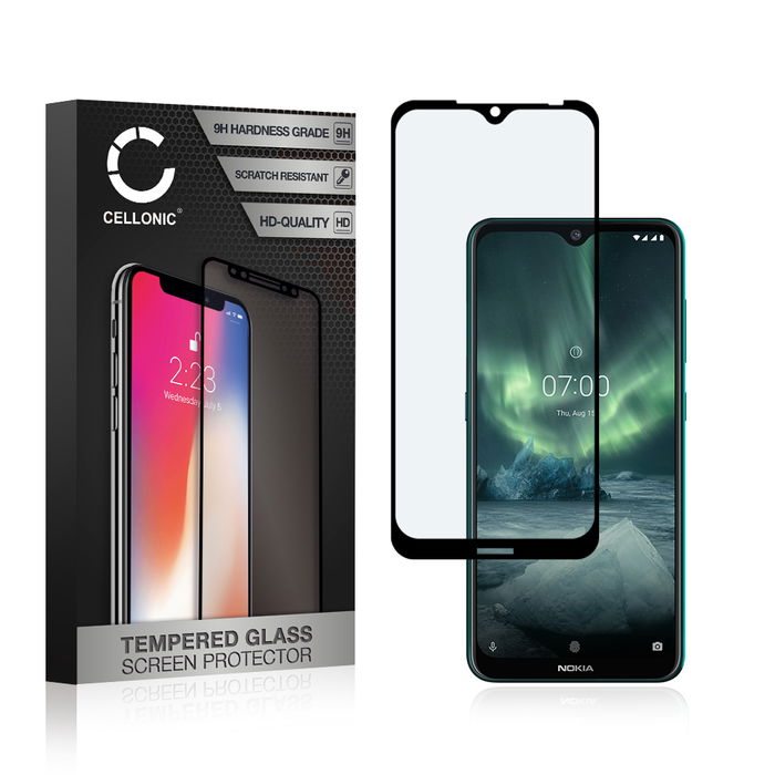 Skærmbeskytter glas til Nokia 7.2 - Tempered Glass (HD kvalitet / 3D Case-friendly / 0,33mm / 9H)