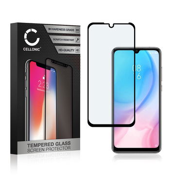 Skærmbeskytter glas til Xiaomi Mi A3 - Tempered Glass (HD kvalitet / 3D Full Cover / 0,33mm / 9H)