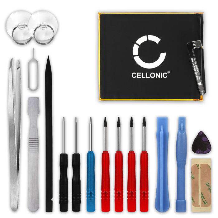 CELLONIC Phone Battery Replacement for Motorola One Vision + 17-Tool Phone Repair Kit - SB18C43602, KR40 3200mAh