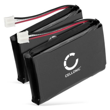 2x Batteri til Safescan 6185 - 131-0477, LB-205 (1200mAh) udskiftsningsbatteri