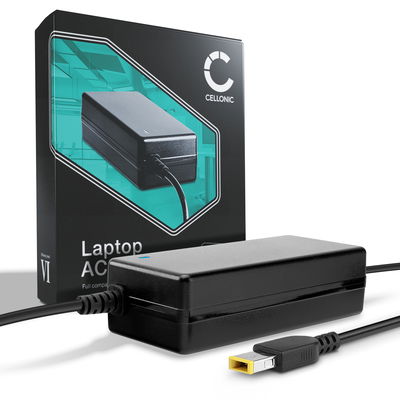 Oplader til Lenovo G50, G500, Z50, B50, G40 / ThinkPad Yoga 11, 12 / IdeaPad 500, Flex 14 Laptop / Notebook - 20V 65W AC Adapter Netforsyning 2.6m Opladningskabel