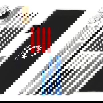 CELLONIC Udskiftning af mobil batteri til Apple iPhone 5S (A1453 / A1518 / A1528 / A1530 / A1533 / A1457) + 17-værktøjs reparationssæt til telefoner - 616-0720 1700mAh