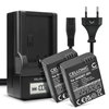 2x Batteri 1050mAh + Oplader