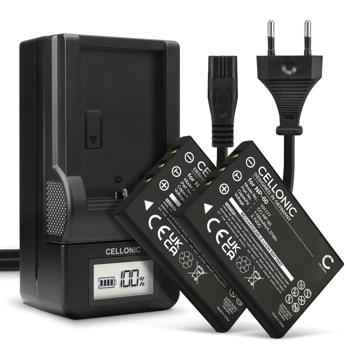 2x HP Photosmart R827 Batteri