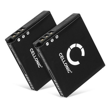 2x Kamera Batteri til Panasonic SDR-SW20 -SW21 SDR-S7 S26 HM-TA1 Lumix DMC-FS3 -FS5 Lumix DMC-FX30 -FX35 -FX37 -FX38 DMC-FX520 - CGA-S008 DMW-BCE10 VW-VBJ10 1050mAh Udskiftsningsbatteri til kamera