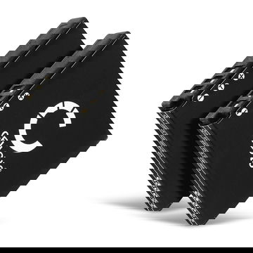 2x Kamera Batteri til Panasonic SDR-SW20 -SW21 SDR-S7 S26 HM-TA1 Lumix DMC-FS3 -FS5 Lumix DMC-FX30 -FX35 -FX37 -FX38 DMC-FX520 - CGA-S008 DMW-BCE10 VW-VBJ10 1050mAh Udskiftsningsbatteri til kamera