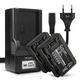 2x Batteri 2040mAh + Oplader