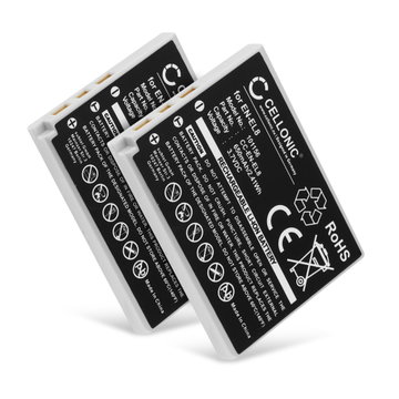 2x Kamera Batteri til Nikon Coolpix P1 P2 Coolpix S1 S2 S3 S5 s50 S50c S51 S51c S52 S52c S6 S7 S7c S8 S9 - EN-EL8 650mAh Udskiftsningsbatteri til kamera