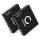 2x Batteri 1050mAh